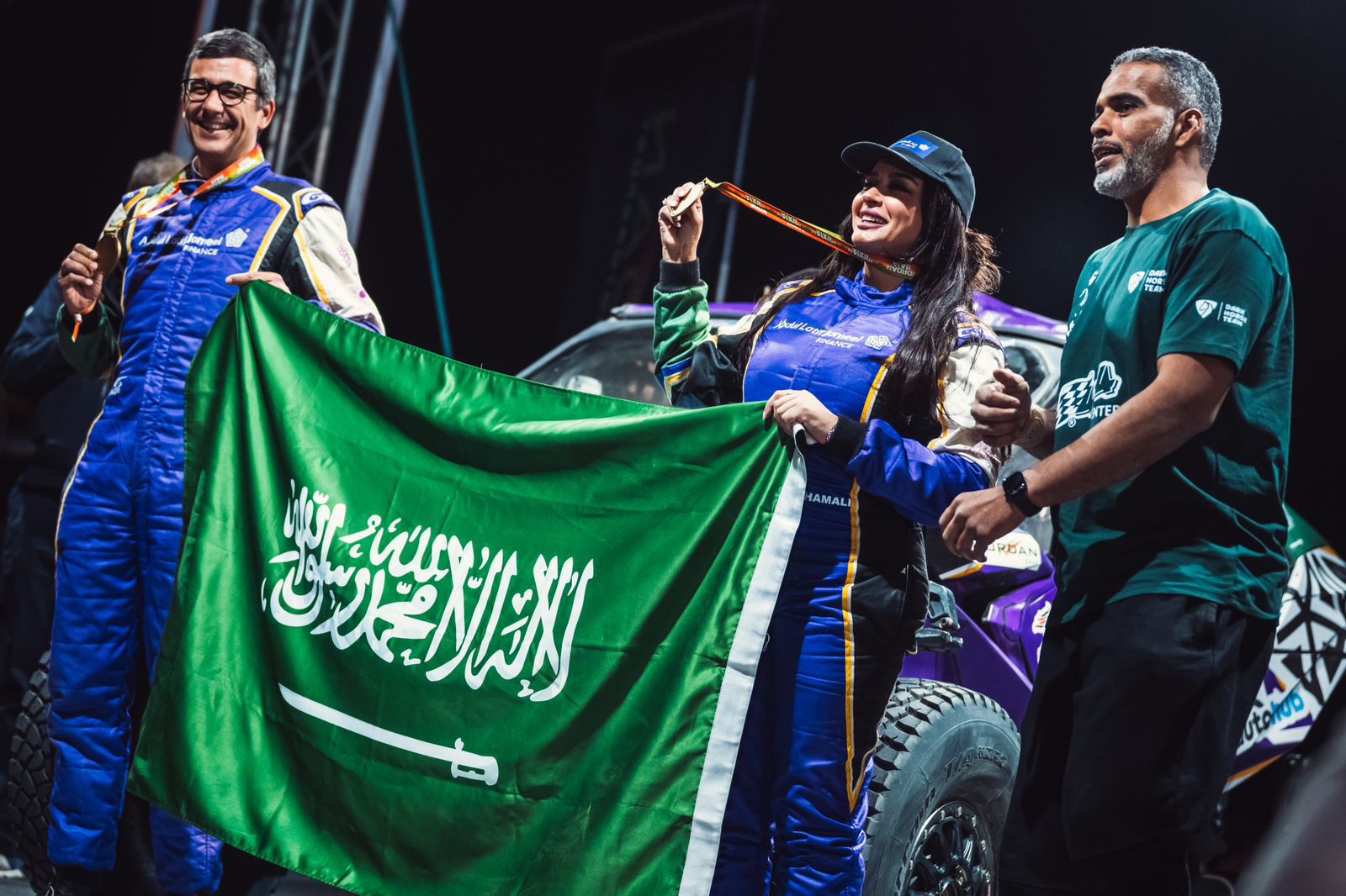 البطلة مها الحملي تحصد المركز الثاني في رالي الأردن بطولة الشرق الأوسط 2026 1 1 37