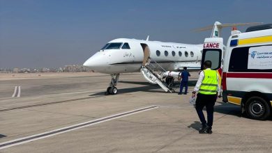 السفارة السعودية في مصر تجلي 3 مواطنين بطائرة الإخلاء الطبي 2 1 24