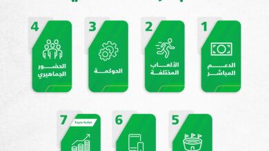 وزارة الرياضة تطلق إستراتيجية دعم الأندية الرياضية بنسختها الجديدة للموسم الرياضي 2026 - 2027 38 1 37