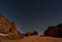 ذروة شهب البرشاويات تضيء سماء المملكة 15 1 40