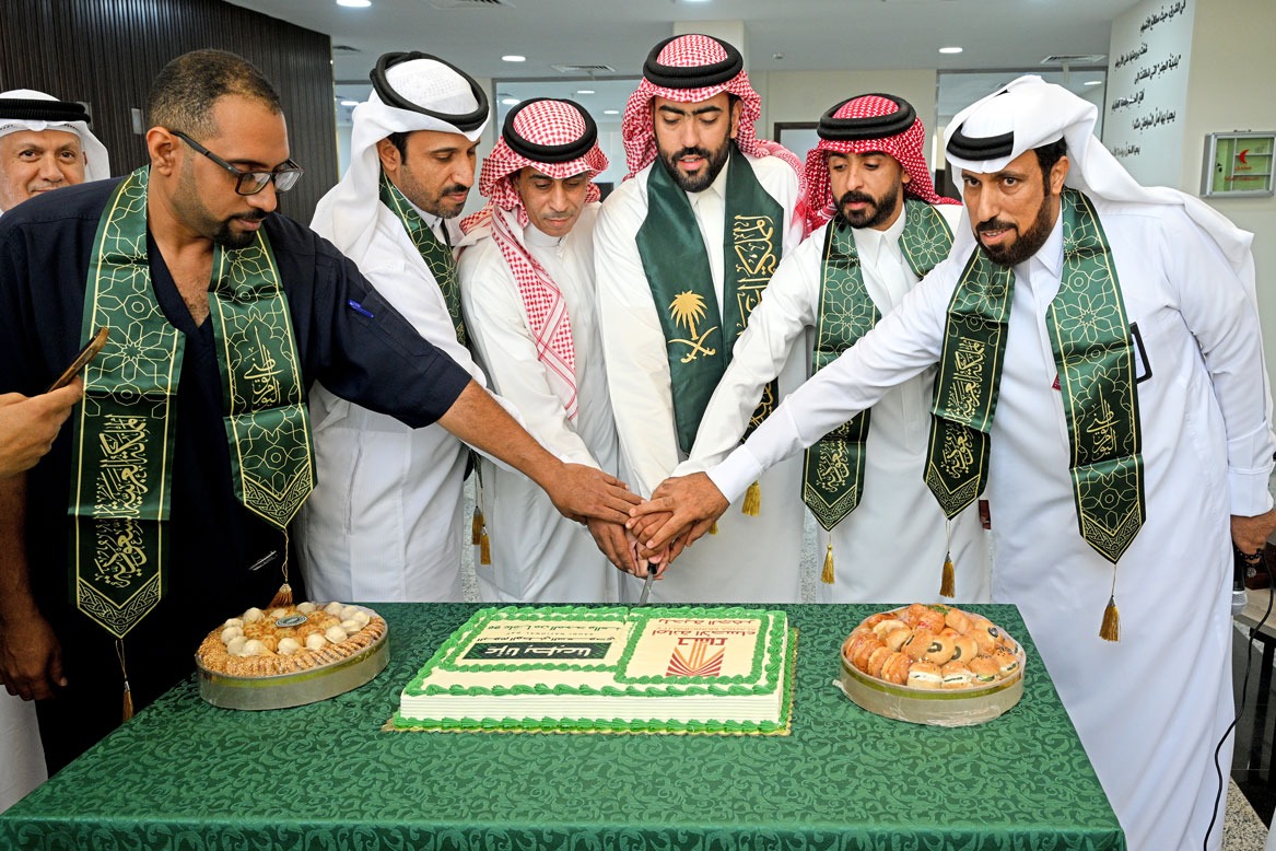نادي حكاية الإبداعي يحتفل باليوم الوطني السعودي الـ96 بالتعاون مع بلدية الجفر 2 1 121