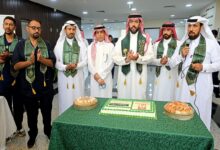 نادي حكاية الإبداعي يحتفل باليوم الوطني السعودي الـ96 بالتعاون مع بلدية الجفر 66 1 122