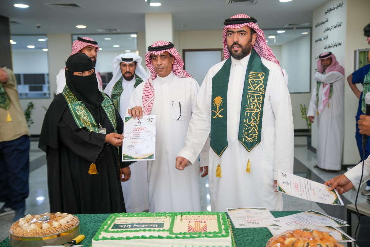 نادي حكاية الإبداعي يحتفل باليوم الوطني السعودي الـ96 بالتعاون مع بلدية الجفر 20 6 2