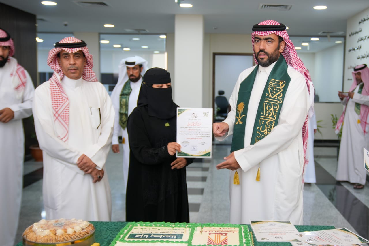 نادي حكاية الإبداعي يحتفل باليوم الوطني السعودي الـ96 بالتعاون مع بلدية الجفر 22 8 2