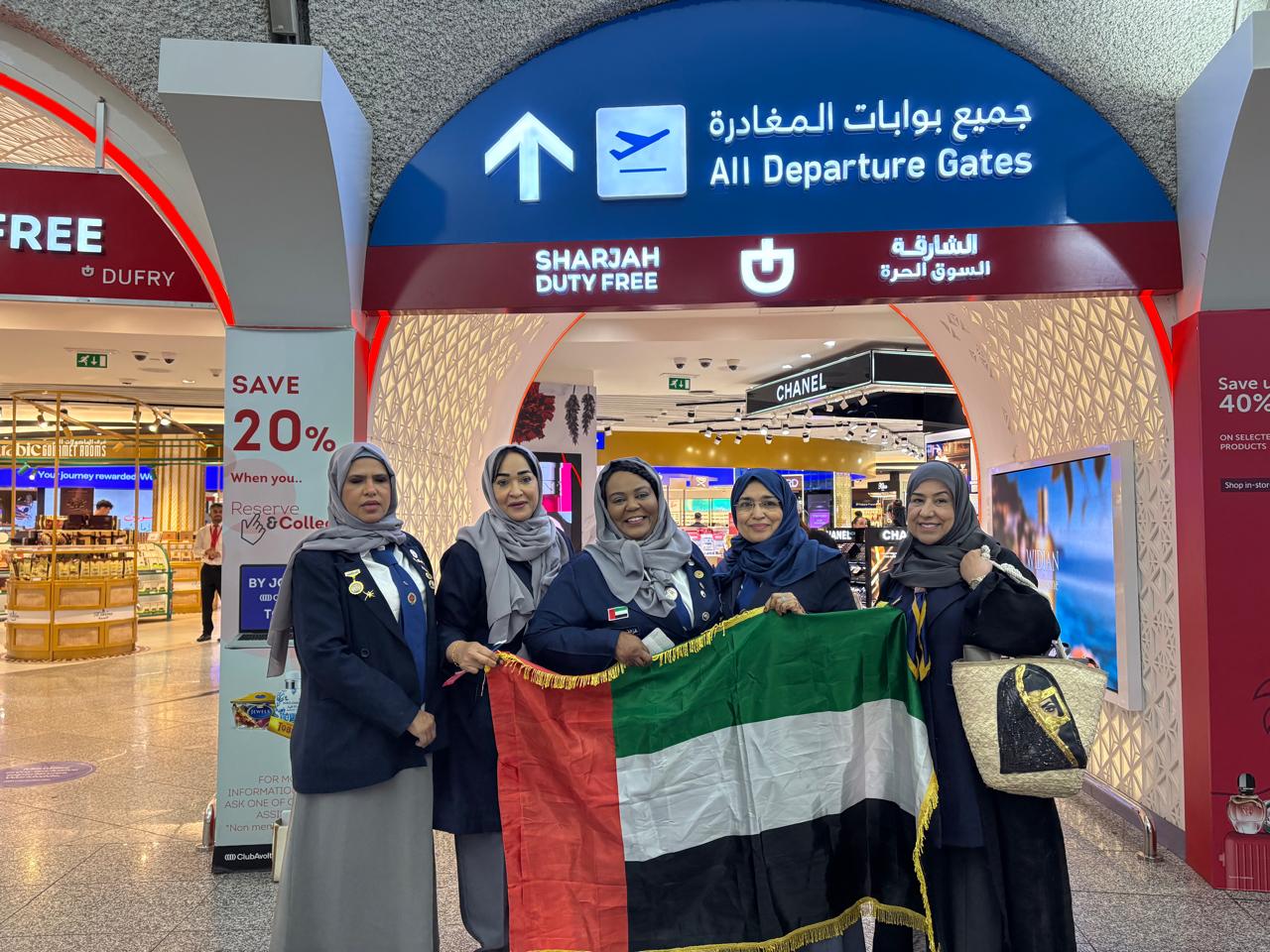 سبع رائدات يمثلن الإمارات في ملتقى الرواد العرب للكشافة والمرشدات بصلالة 1 IMG 20260909 WA0058
