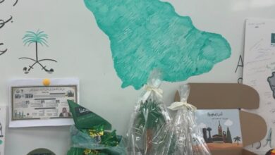 مدرسة المتوسطة الأولى بالهفوف تحتفي باليوم الوطني السعودي 53 1 12