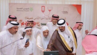 85 متبرعًا في اليوم الأول من حملة التبرع بالدم بمجلس أسرة السليم 4 IMG 20261006 WA0012