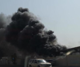 اندلاع حريق في قسم صيانة السيارات بصحة الأحساء