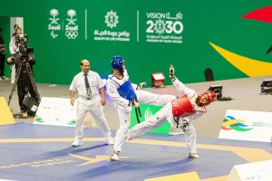 التايكوندو يفتتح منافساته بدورة الألعاب السعودية بفئة الشباب