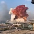 شاهد.. انفجار ضخم يهز العاصمة اللبنانية بيروت