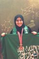 فوز الطالبة رباب بنت علي الرفيعي في الأولمبياد الدولي للناشئين