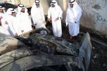 مدير تعليم جدة يزور ثانوية نمرة التي أحرق طلابٌ سيارة مديرها