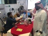 طلاب ثانوية الملك خالد بالهفوف في زيارة لمعرض اسبوع المرور الخليجي
