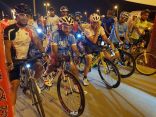 نادي حي صقر الجزيرة يقيم سباق الدراجات الهوائية الثاني بالطرف بمشاركة 50 دراج