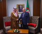 وزير الخارجية السعودي يلتقي وزير الخارجية الجزائري