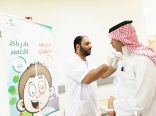مستشفى الجبر يواصل حملة التطعيم ضد الإنفلونزا الموسية